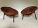 Paire de fauteuils corbeille en osier