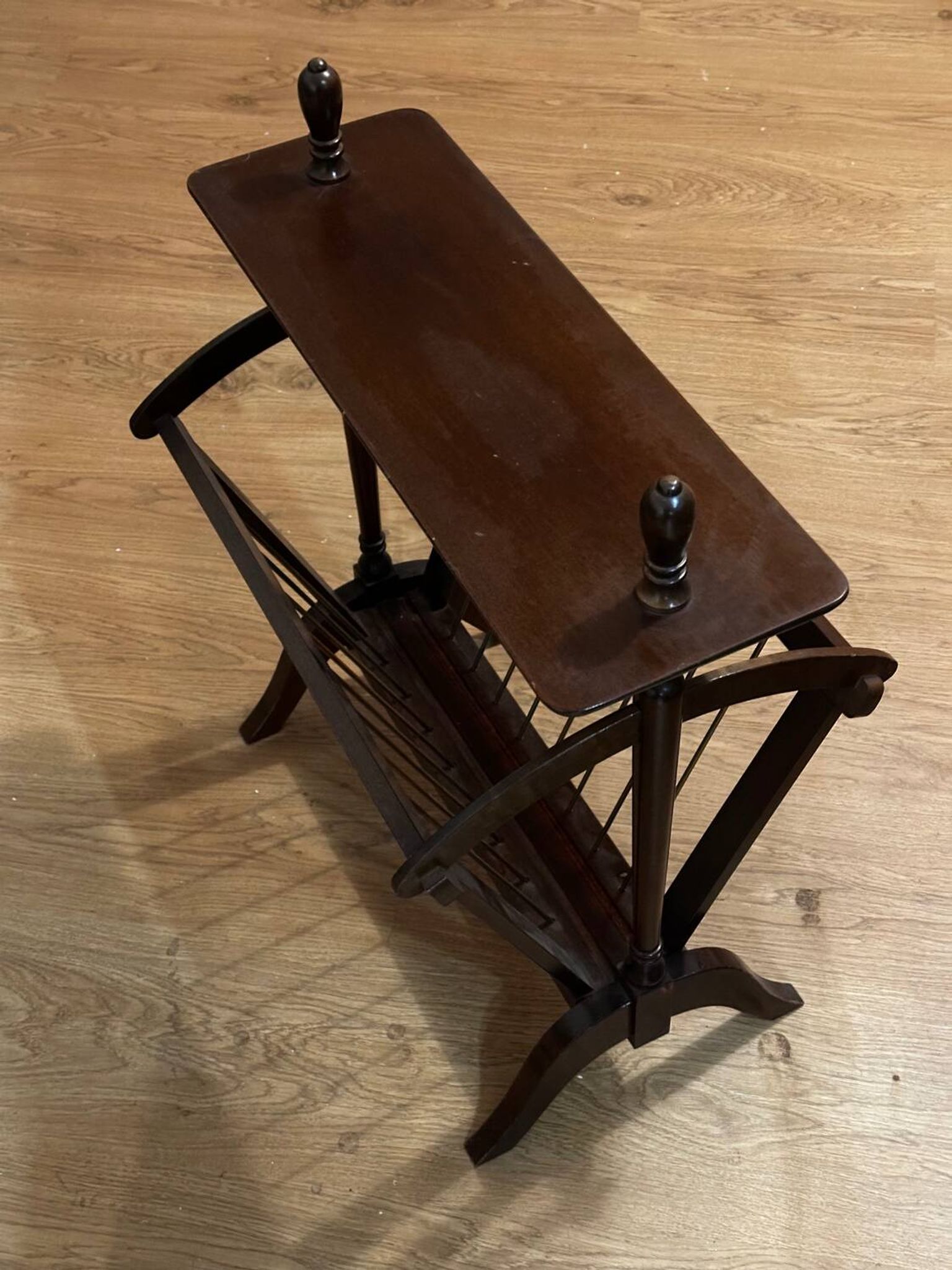 Porte revues vintage en bois - années 50-60