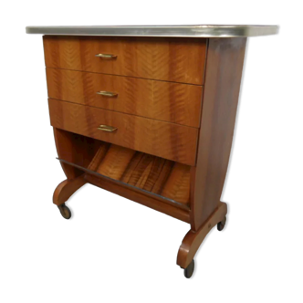 Walnut trolley from the mid-1950s.