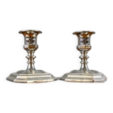 20th-Century Metal Candlesticks, 1950s, Set of 2