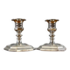 20th-Century Metal Candlesticks, 1950s, Set of 2