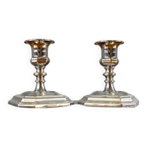 20th-Century Metal Candlesticks, 1950s, Set of 2