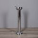 Vintage 1970s Italian-design chrome-plated metal floor ashtray
