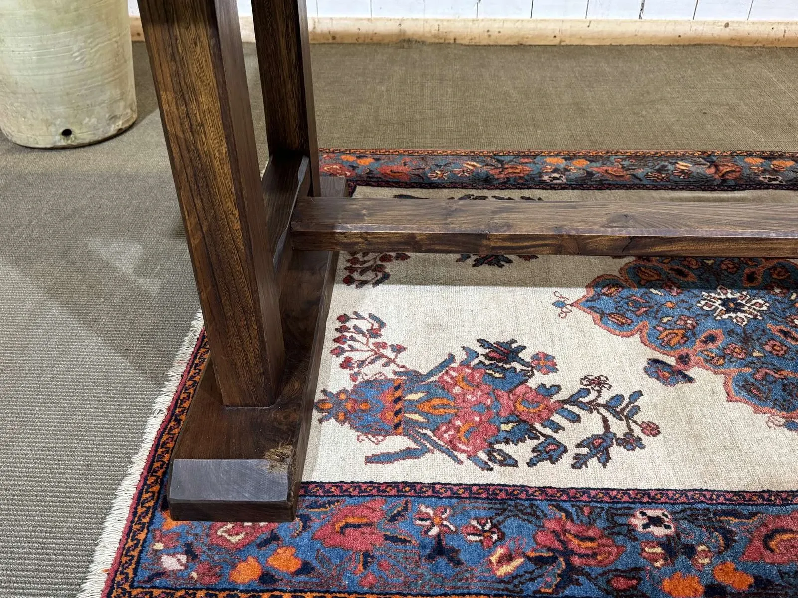 1970s elm monastery-style table