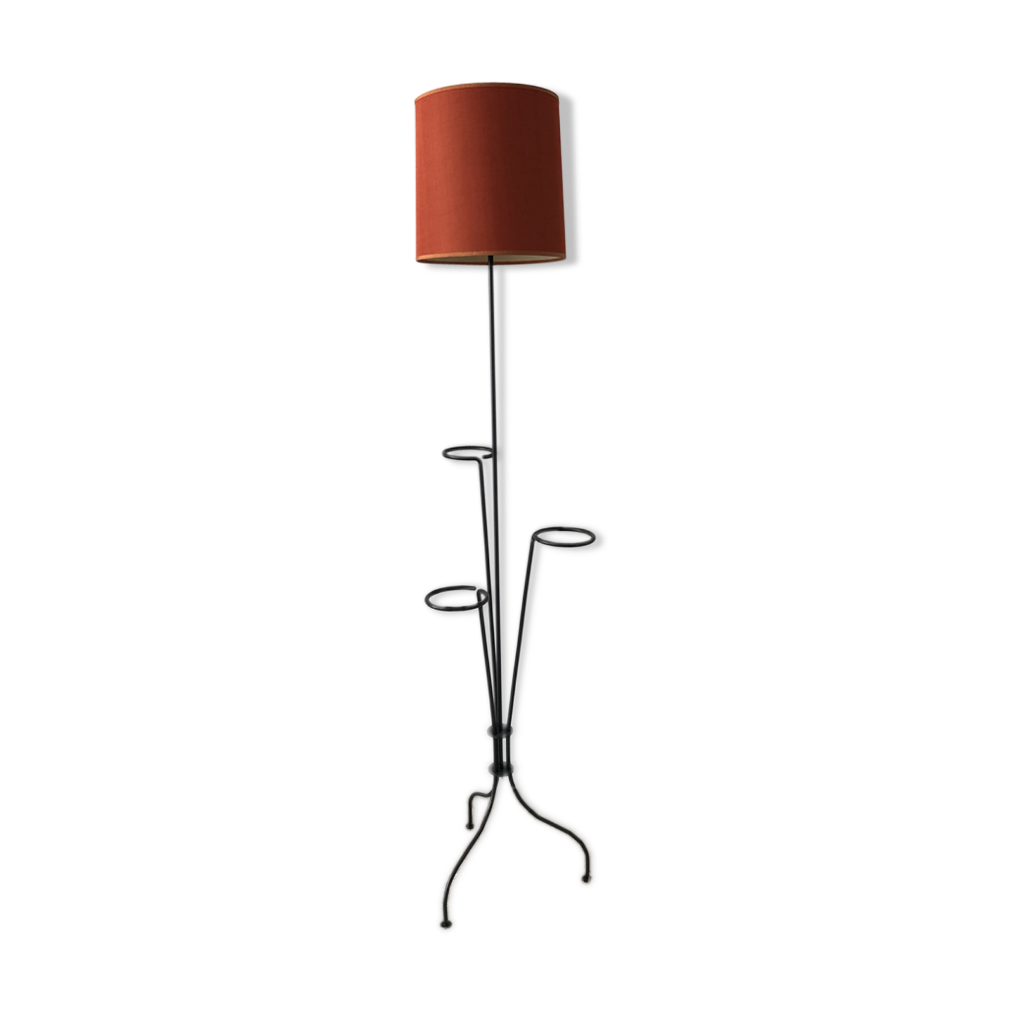Tripod floor lamp vintage 50's