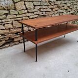 Coffee table with two tiers