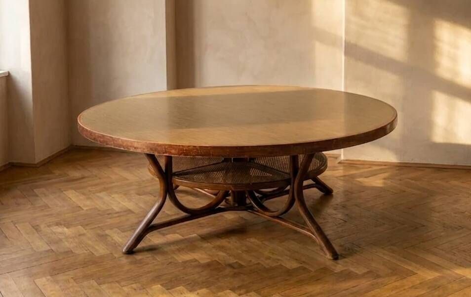 Table à manger en bois cintré, Thonet / J. & J. Kohn, vers 1900–1930