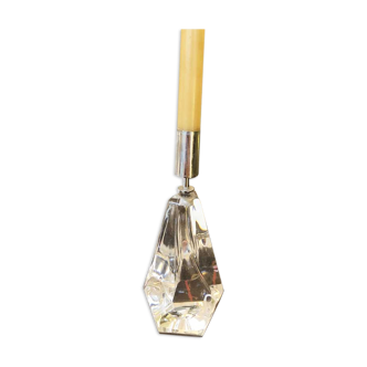 Daum crystal candle holder, 1970