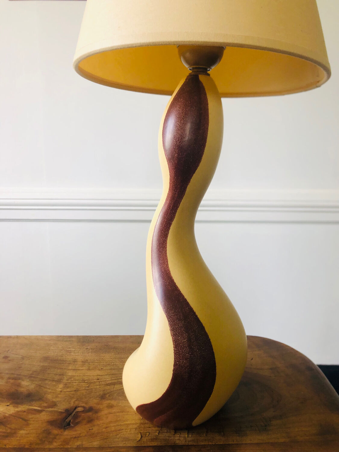 Ceramic lamp by Louis Drimmer, design
