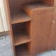 Two-door modernist shelf cabinet, art deco