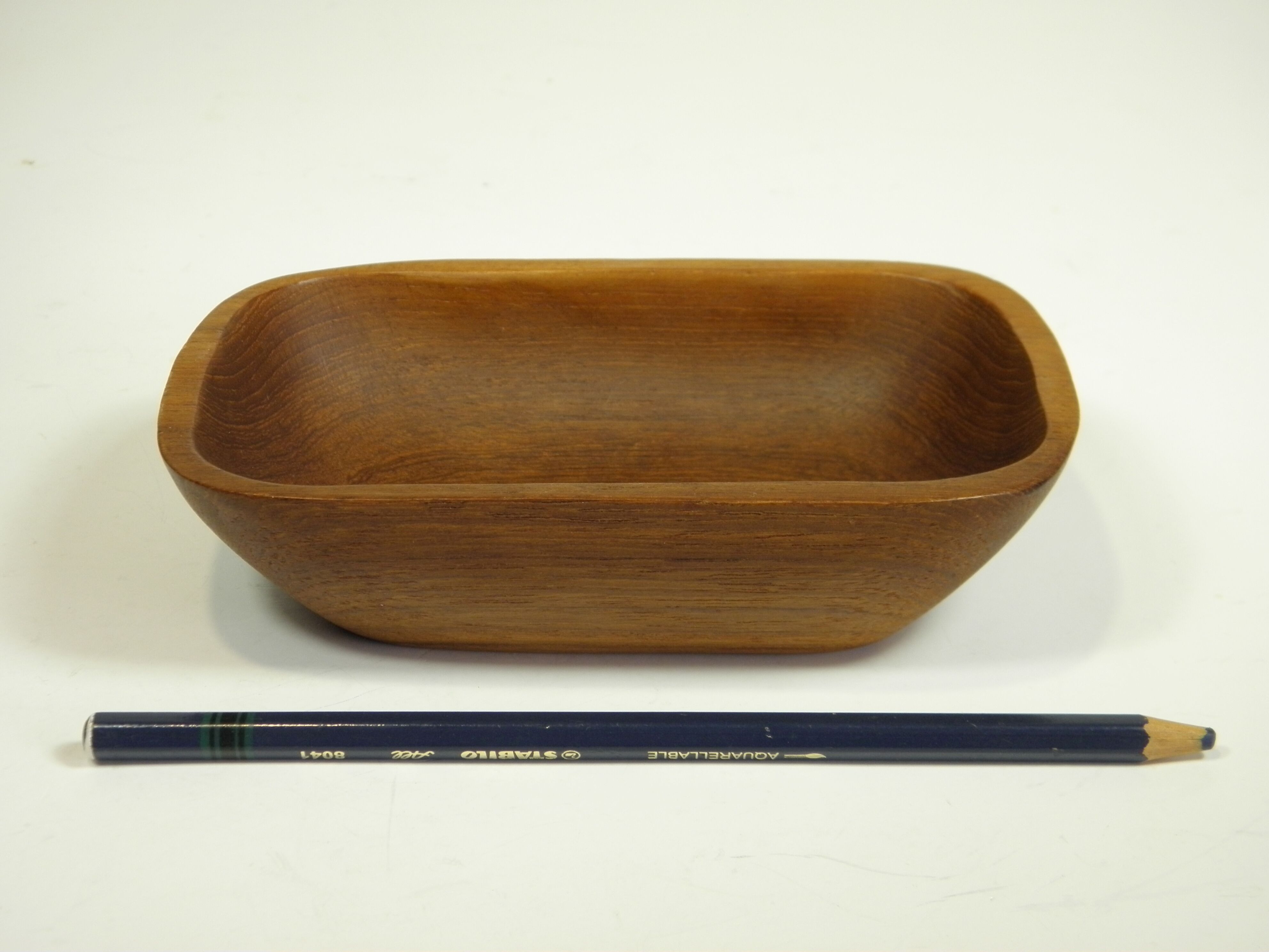 Set of 6 teak bowls 15 x 10
