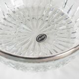 Crystal bowl, Italian design, 1960s, made in Italy