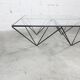 Coffee table 100x100cm in very good condition, 1980.