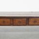 Antique South European 18th-Century Coffee Table with Three Drawers