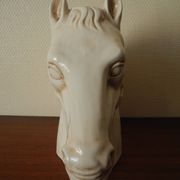 Ceramic horse head lamp base vintage horse lamp base design 70s