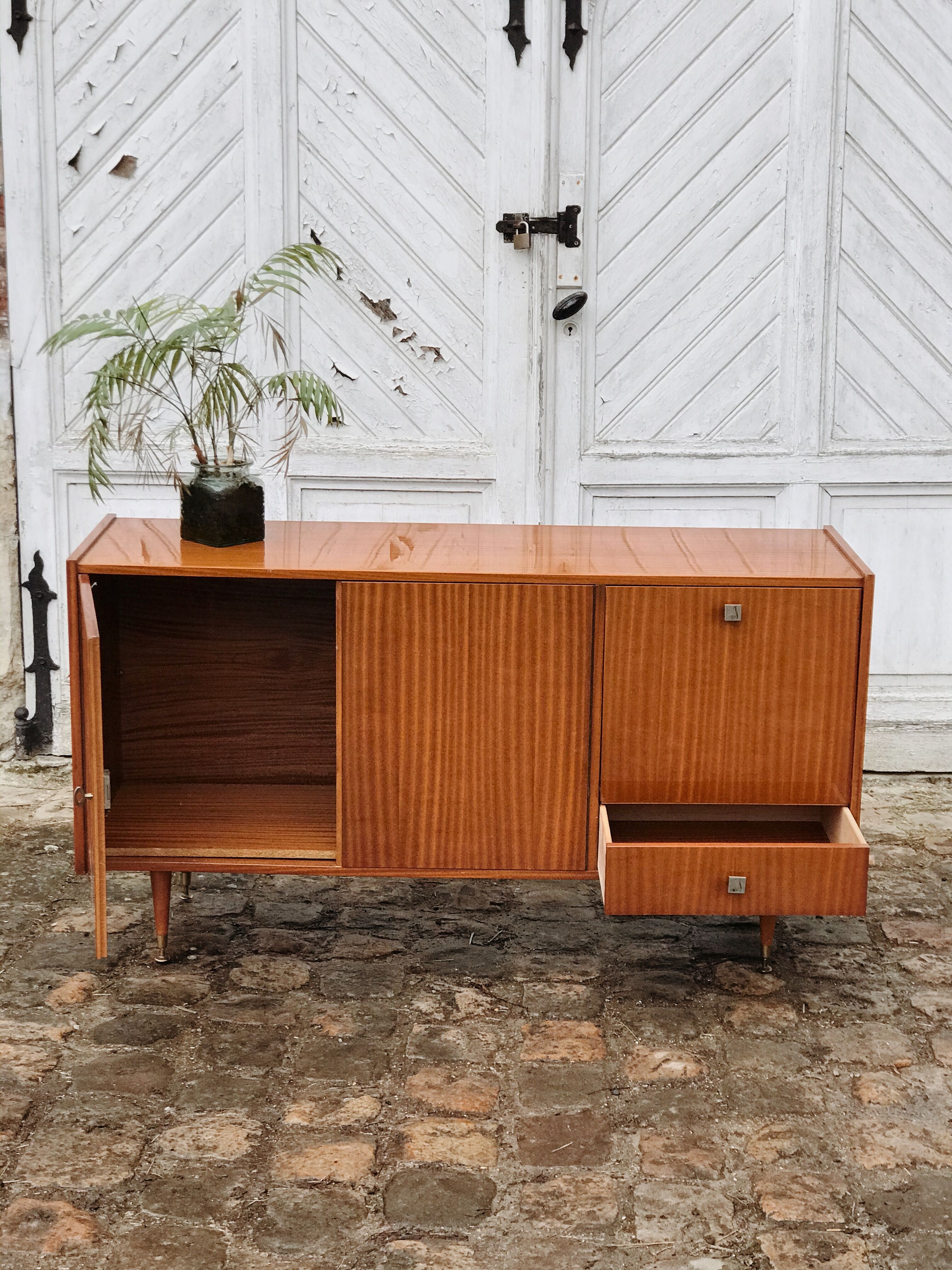 Sicame teak sideboard 60s