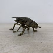 Cendrier en laiton en forme de mouche vintage, années 1970