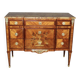 Louis XVI style commode in marquetry from around 1940.