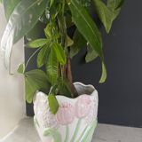 Barbotines tulip vase