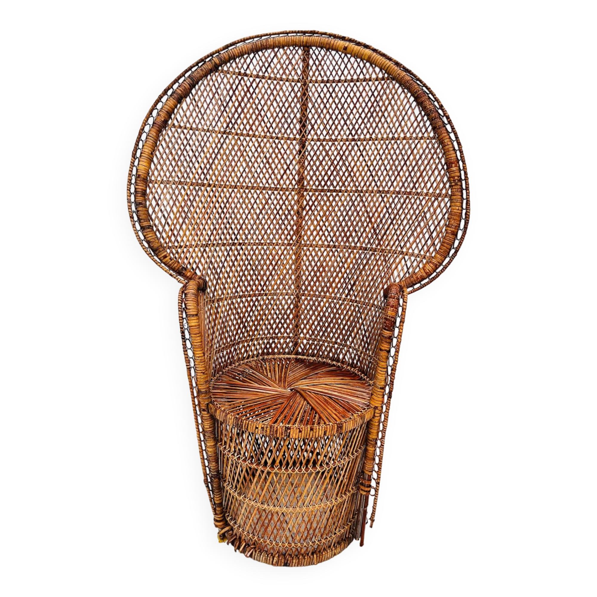 Emmanuelle rattan armchair