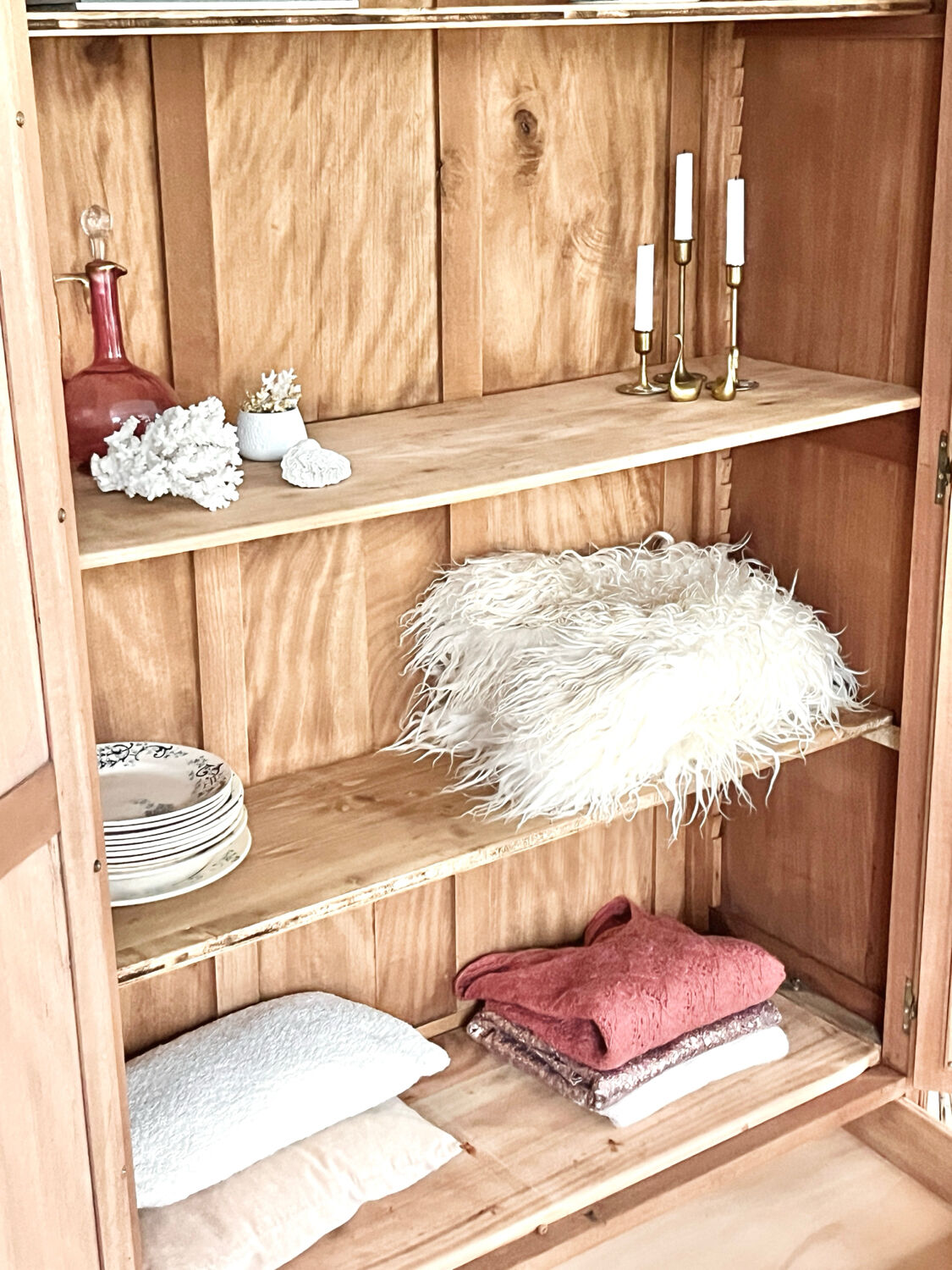 Fully restored mahogany wardrobe