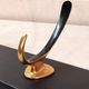 Wall-mounted coat rack in brass, 1950s-60s