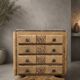Art Deco oak chest of drawers