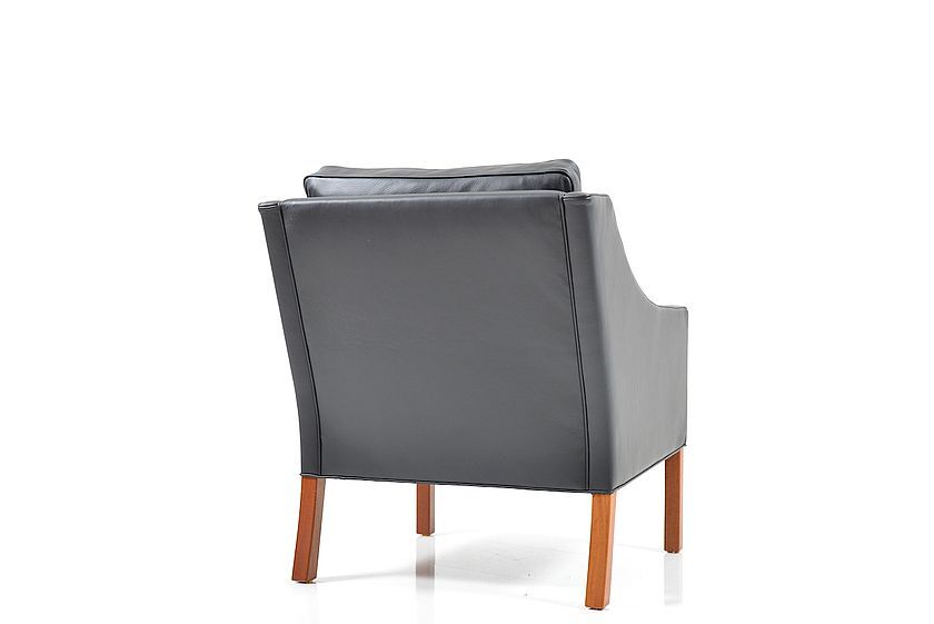 Padded of Borge Mogensen leather chair model 2207