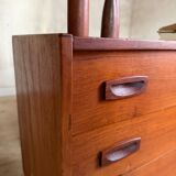 Vintage Scandinavian teak chest of drawers