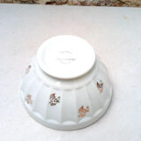 Vintage Longchamp porcelain faceted bowl