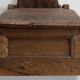 Antique French Oak Wall Salt Box, ca. 1850
