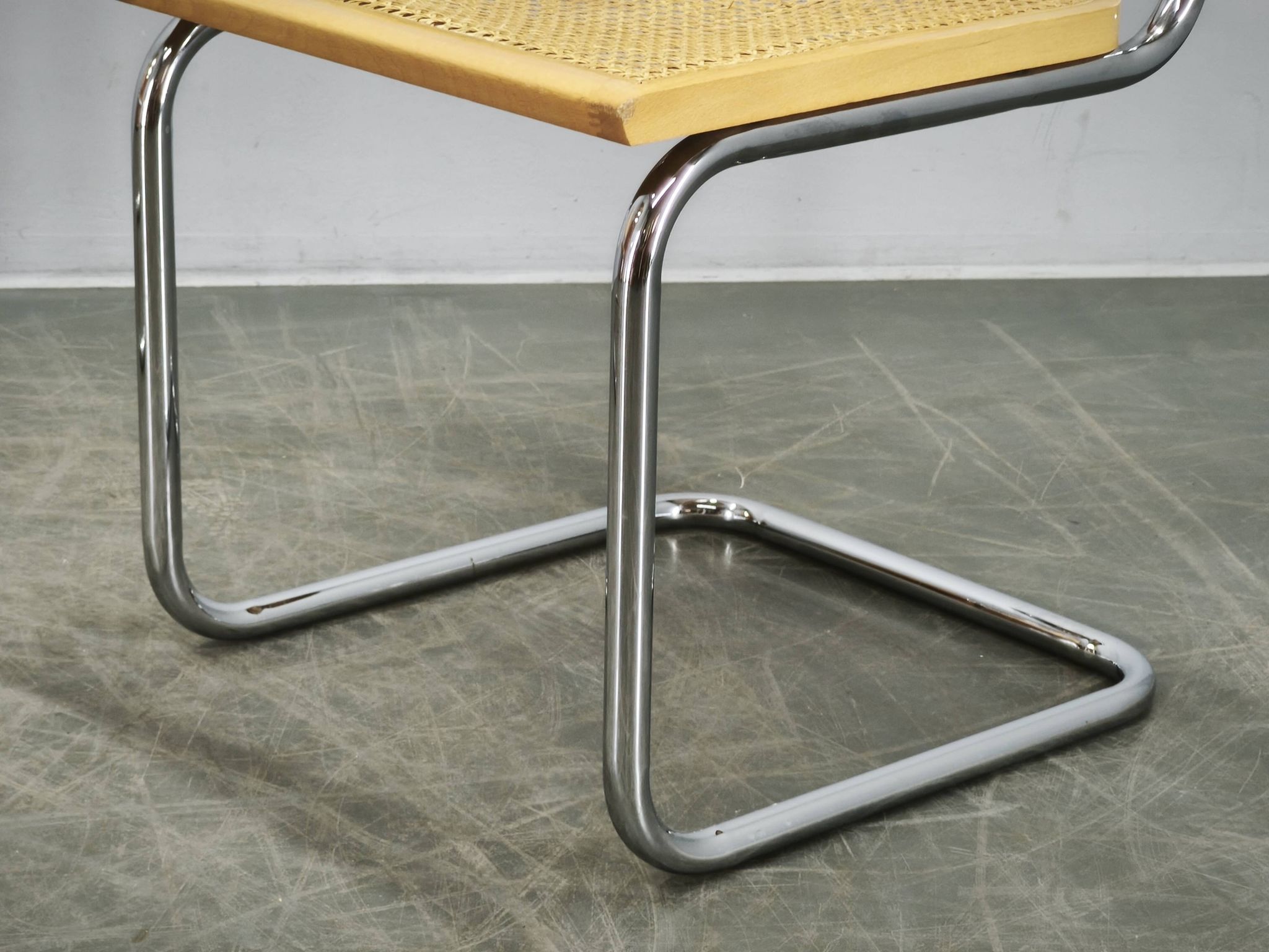 Pair of Italian Cesca Cantilever Chairs after Marcel Breuer, 1970s