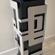 Openwork steel umbrella stand 70s