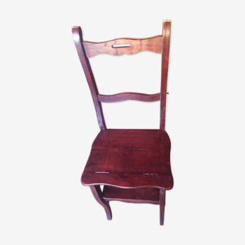 Antique stepladder chair