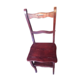 Chaise escabeau ancienne