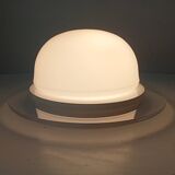Vintage wall lamp in opaline and lucite