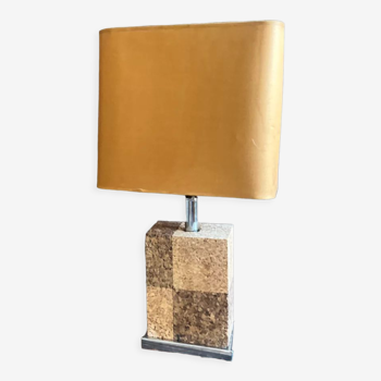 Lamp 60s chrome and cork