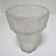 Tulip molded glass Muller brothers Lunéville Art Deco