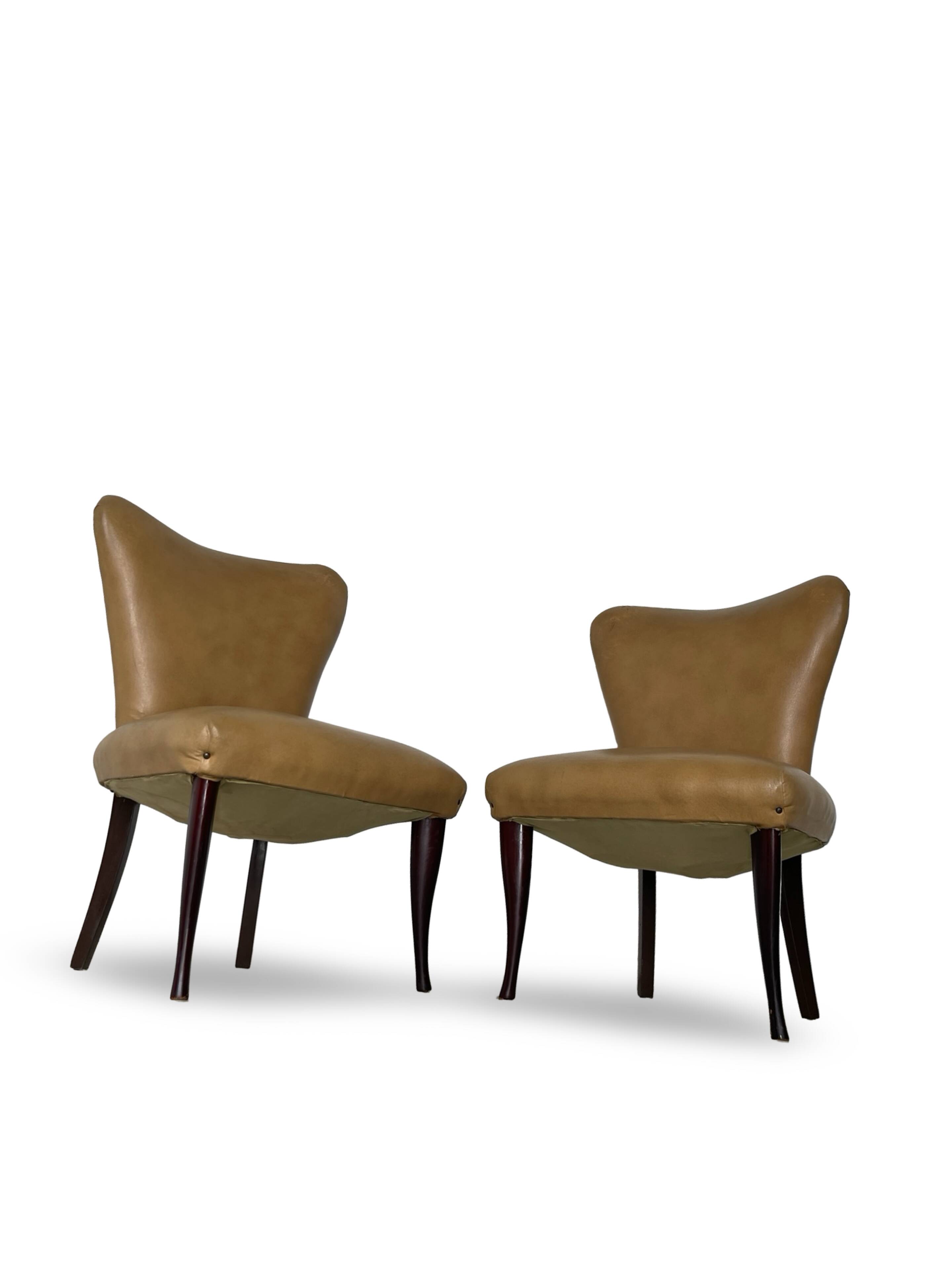 Chaises d'appoint italiennes années 1960