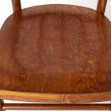 Pair of Soviet Beech Dining Chairs – 1978 Vintage, Refurbished Wood Frame