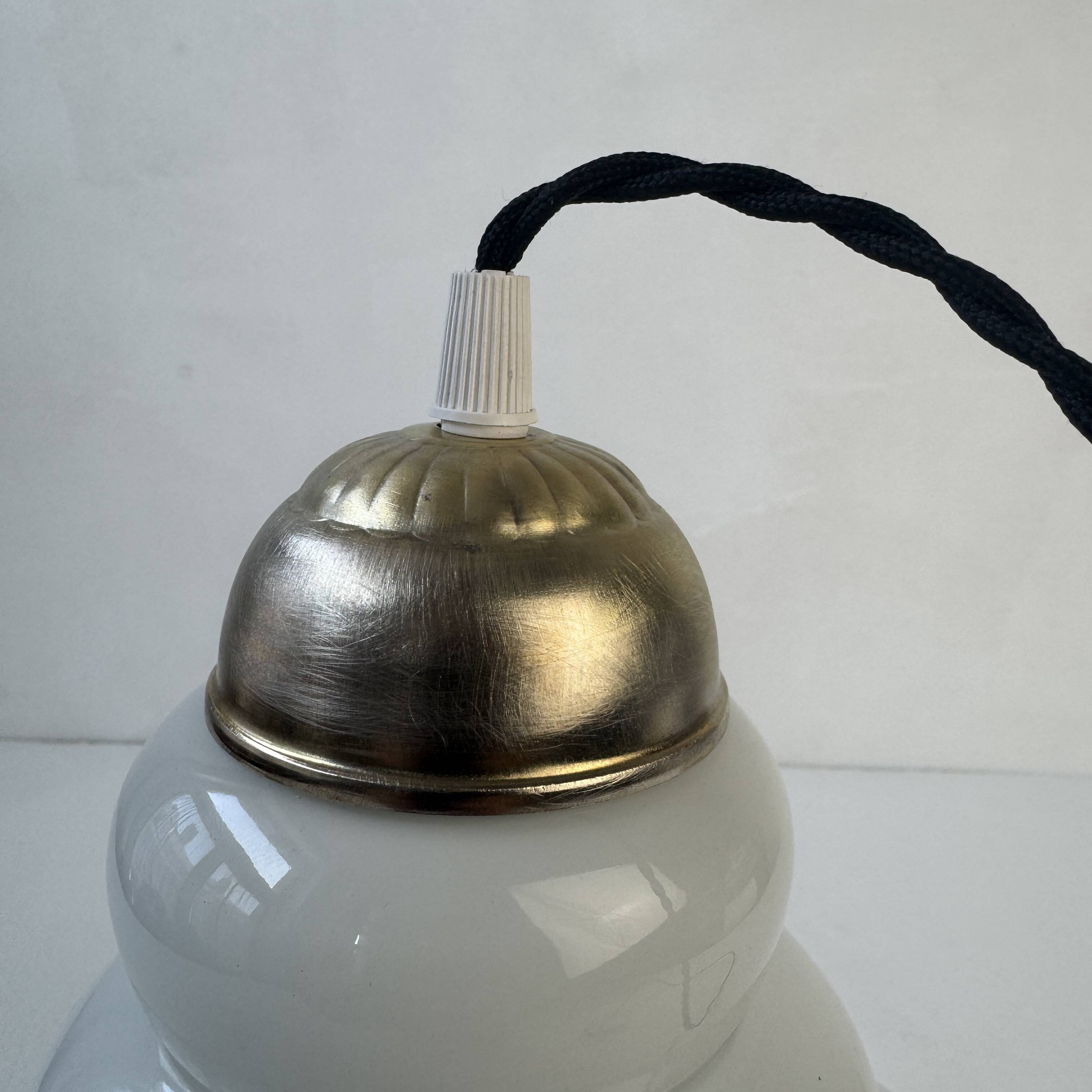 Old opaline suspension 1970 vintage