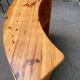 Vintage brutalist bar counter in solid wood from the 1980s.