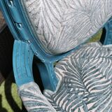 Louis XVI style medallion armchair