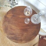 Wooden pedestal table 40s