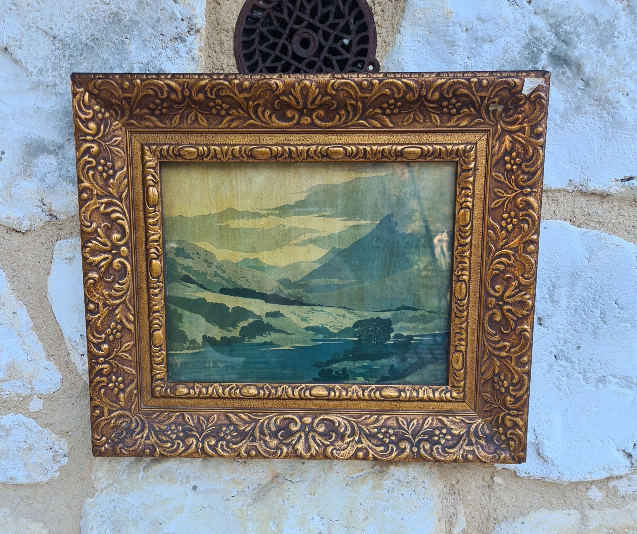 Painting Auguste Rey the landscapes of Scotland
