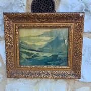 Painting Auguste Rey the landscapes of Scotland