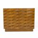 Carved Oak Italian Sideboard with Travertine Top