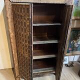 Two-door bamboo wardrobe