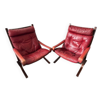 2 chaises longues Siesta par Ingmar Relling pour Westnofa, Norvège