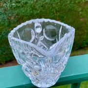 Hand-cut crystal cream jug - Vintage charm